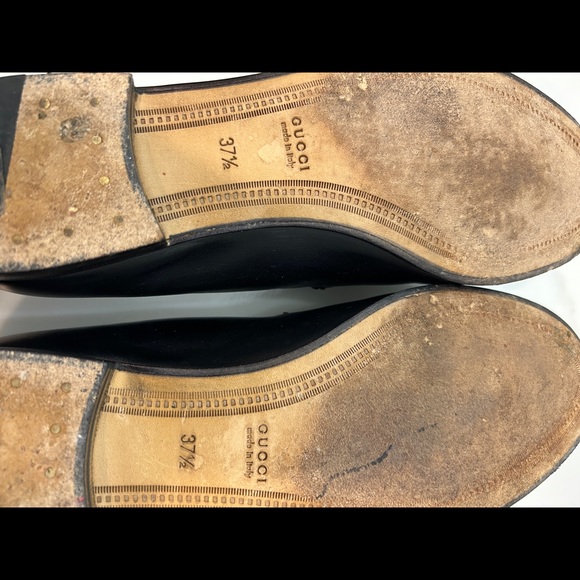 Gucci Jordaan Black Loafer size 37.5 - Picture 10 of 10